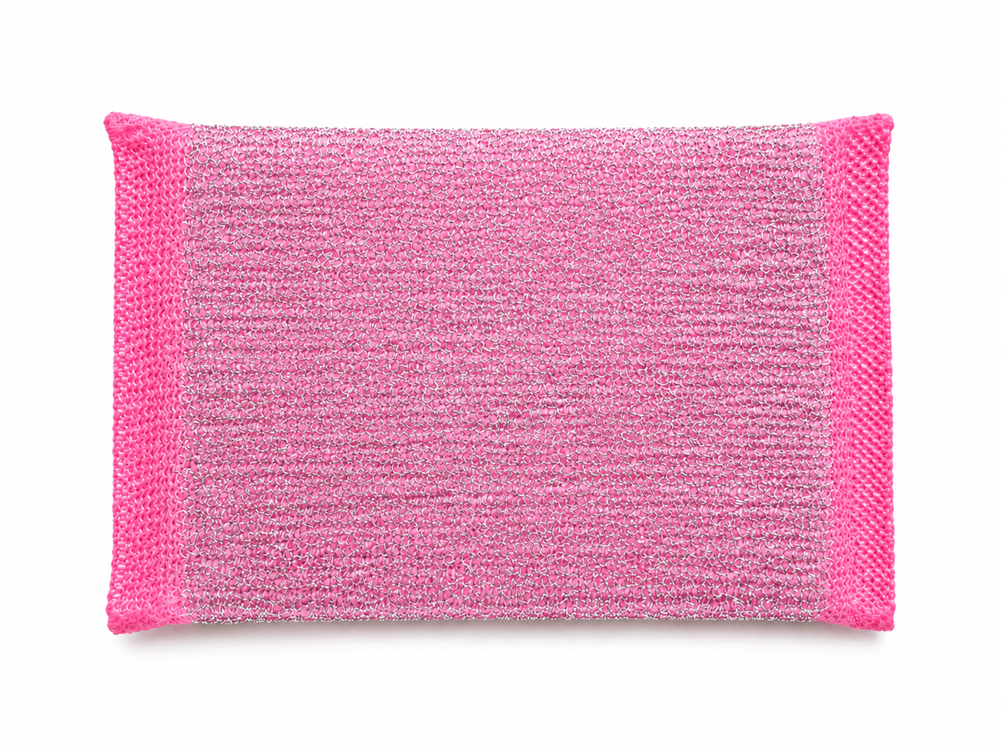 LECTUS stainless steel wool sponge in Rose Pink